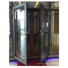 Energy saving color customized powder coated aluminium glass door design